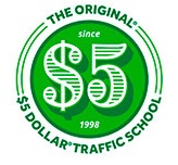 5 Dollar Traffic School logo